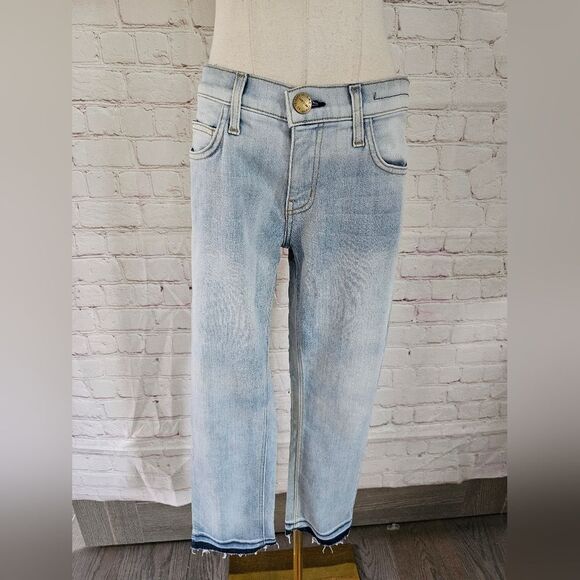 Revolve Current/Elliott Cropped Straight Jean | Oceanspray | Size 26 | NWOT - Picture 4 of 13